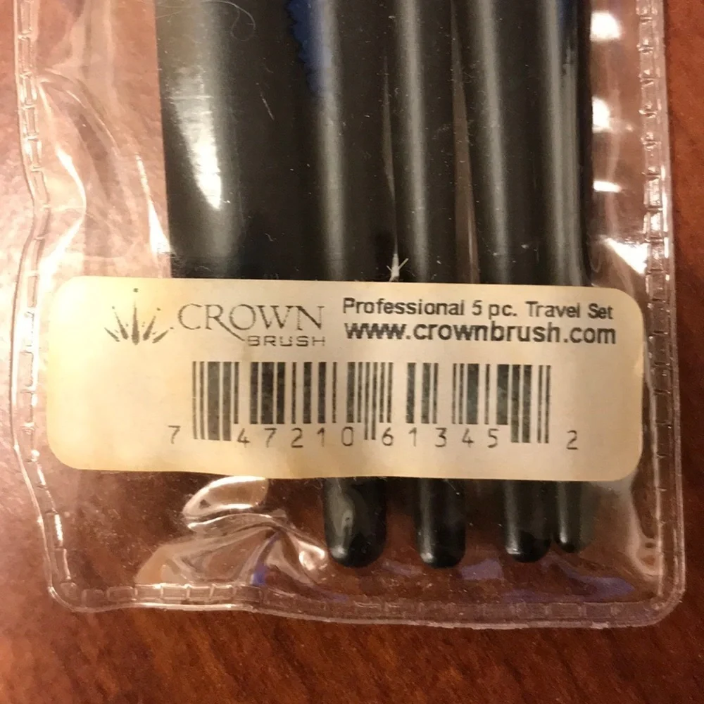 5 Piece Travel Set of Makeup Brushes